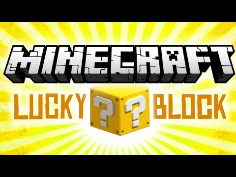 Minecraft lucky block tech player თან ერთათ